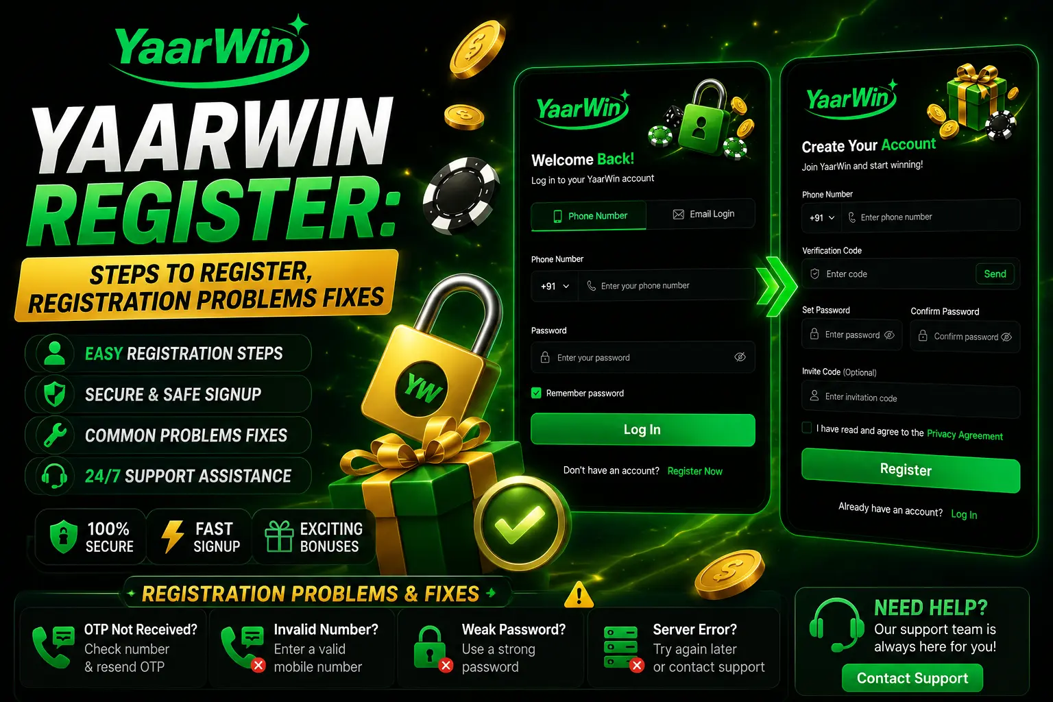 YaarWin Register